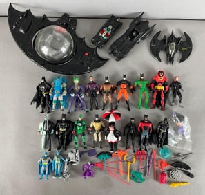 Group of Batman Action Figures and More