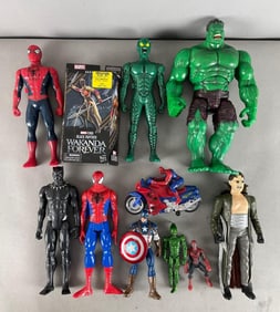 Group of Spider-Man Action Figures and More