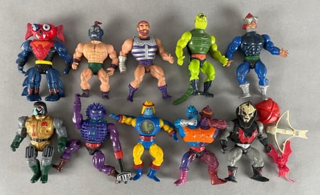 Group of 1980s Mattel Masters of the Universe Action Figures