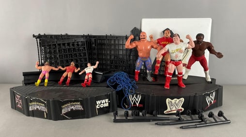 WWE Hardcore Elimination Chamber and Wrestling Figures