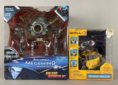 Group of 2 Pop Culture Robot Figures