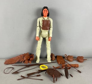 Vintage Marx Geronimo Action Figure with Accessories