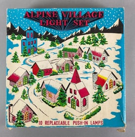 Vintage Alpine Village Light Set