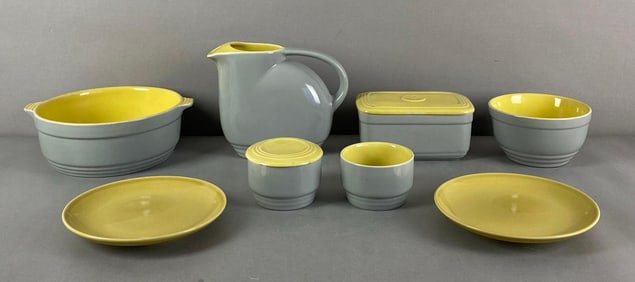 Set of Hall General Electric Pottery Kitchenware