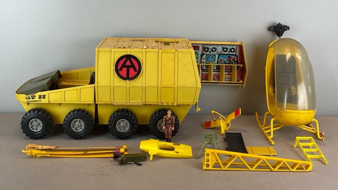 Group of Vintage GI Joe Action Team Vehicles and More (1 of 3)