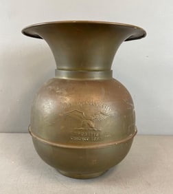 1893 Chicago Worlds Columbian ExpositionCopper Spittoon