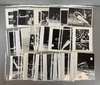 Group of Sport Magazine Gymnastics Photographs