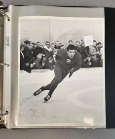 Group of Sport Magazine Men's Speed Skating Photos