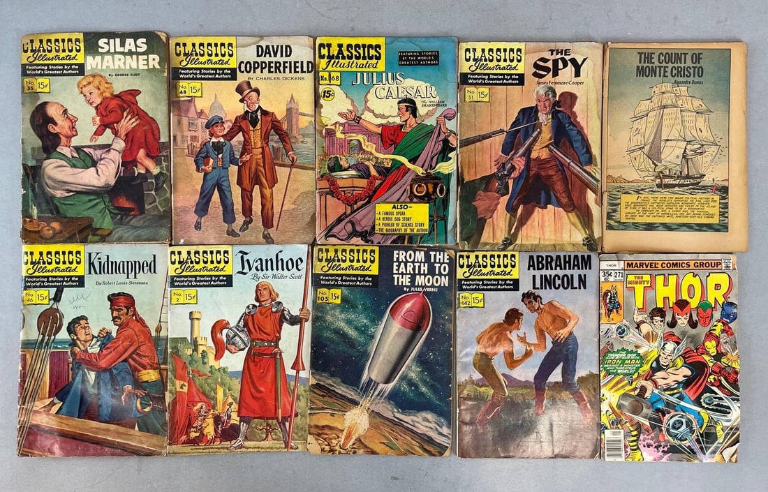 Group of Classics Illustrated Comic Books (1 of 4)