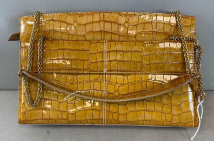St. John Crocodile Leather Purse
