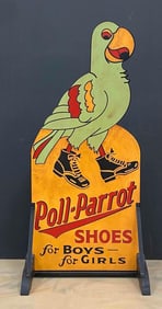 Modern Poll-Parrot Shoes for Boys For Girls Advertising Sign
