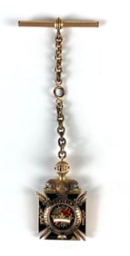 Masonic Knights Templar Chapter 83 Watch Fob
