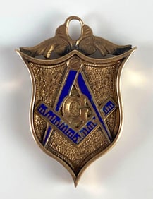 Masonic Freemason Shield Medal