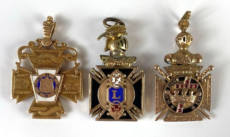 Group of 3 Masonic Medals