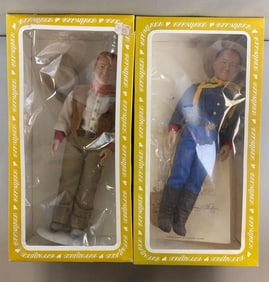 Group of 2 Effanbee John Wayne Dolls