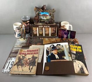 Group of John Wayne Memorabilia