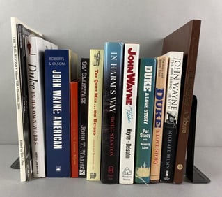 Group of 12 John Wayne Books and More