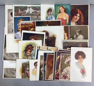Large Group of NOS Assorted Lithograph Prints