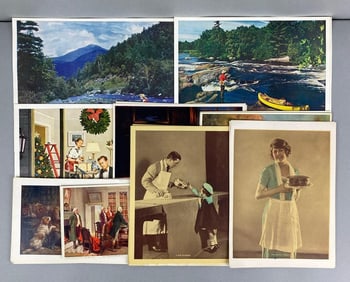 Group of Vintage NOS Assorted Lithograph Prints