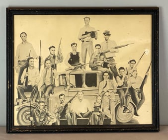 Barbara Allen Signed LE Charlie and His Gang Print