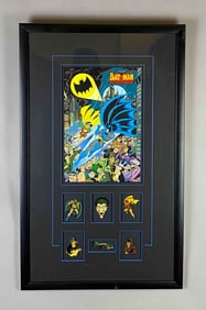 Batman and Robin The Dynamic Duo LE Print and Pin Set