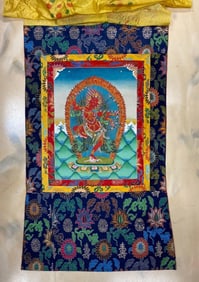 Vintage Tibetan Hand Painted Kurukull? Thangka