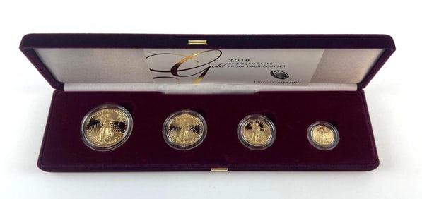 2018 US Mint American Gold Eagle 1.85 oz Coin Proof Set