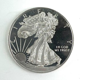 Golden State Mint Walking Liberty 1/2 oz .999 Fine Silver Round