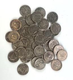 Group of 40 US Kennedy Half Dollars