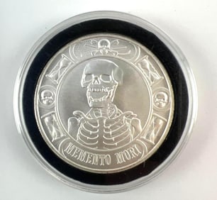 Anonymous Mint Memento Mori 1 oz .999 Fine Silver Round