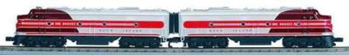 MTH Rail King O Scale Rock Island E-8 AA Diesel Engine Set