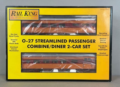 MTH Rail King O Scale Milwaukee Road Passenger Car Set