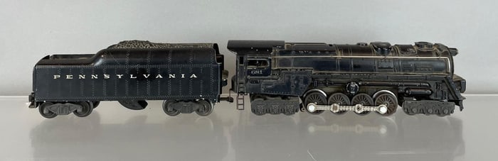 Lionel O Scale Pennsylvania #681 Steam Locomotive and Tender