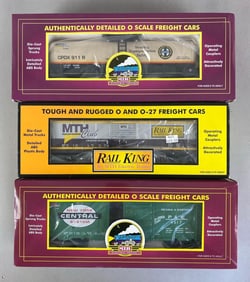 Group of 3 MTH O Scale Train Cara