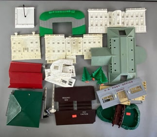 Group of Model Train Building Sets