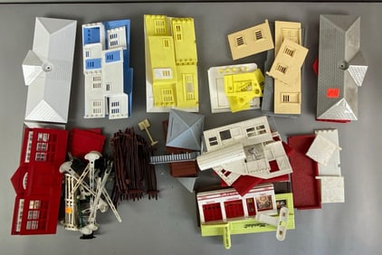 Group of Model Train Building Sets
