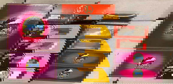 Group of Assorted O Scale Model Train Boxes