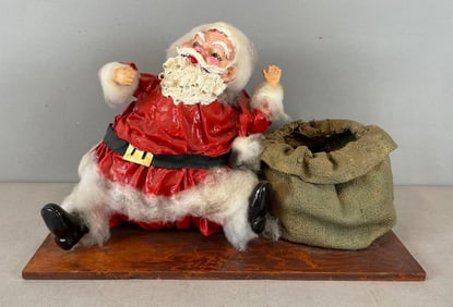 Vintage Santa with Sack Christmas Decoration