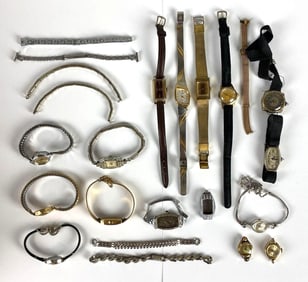 Group of 20+ Wristwatches and Parts