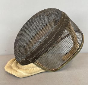 Vintage Metal Fencing Mask