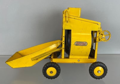Vintage Doepke Model Toys Pressed Steel Jaeger Cement Mixer