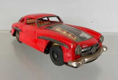 Vintage Tin Litho Mercedes 300SL Friction Car