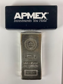 APMEX Royal Canadian Mint 100 oz .999 Fine Silver Ingot/ Bar