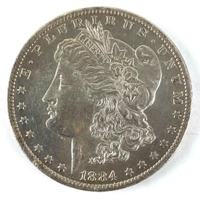 1884 O US Morgan Silver Dollar