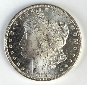 1881-O US Morgan Silver Dollar