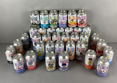 Group of 36 Unopened Funko Soda Figures