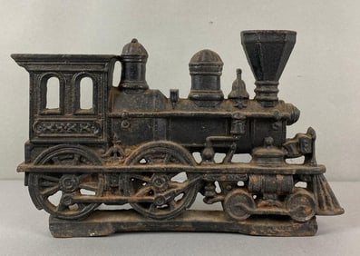 Vintage Cast Iron Train Doorstop