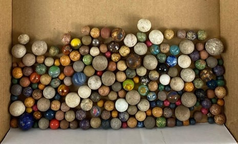 Group of Assorted Marbles