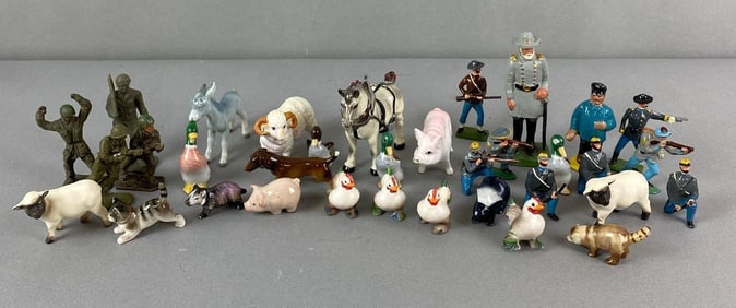 Group of 23 Miniature Figurines
