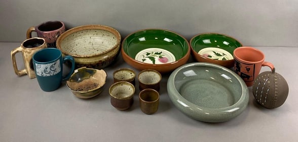 Group of Pottery Items